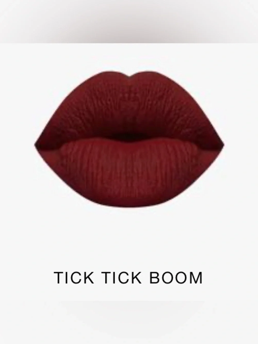NIB Karity Lip Lock Velvet Liquid Lipstick - Tick Tick Boom